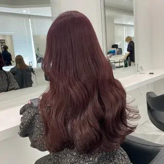 セミロング カラー 🫧原宿艶ワンカラー /ダブルカラー🫧のヘアスタイル