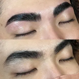 メンズ アイブロウ 🌿垢抜けマツパ ×美眉🌙Yuiのマツエク・マツパデザイン