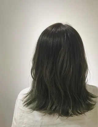 ミディアム カラー パーマ 年間1500人担当 代表　南一路のヘアスタイル