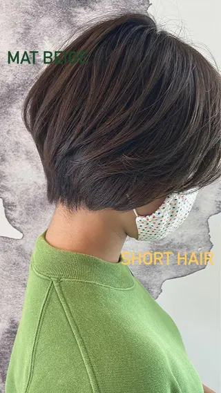 ショート カラー ナツメダ ダイキのヘアスタイル