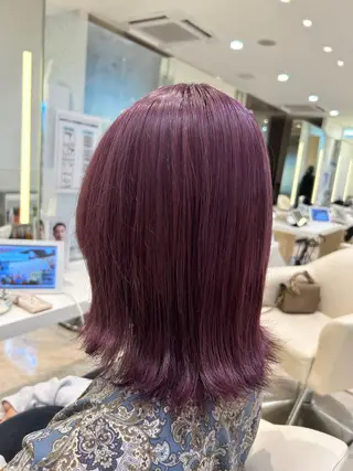 ミディアム カラー はるか/ブリーチカラ ー/ヘアアレンジ🤍のヘアスタイル