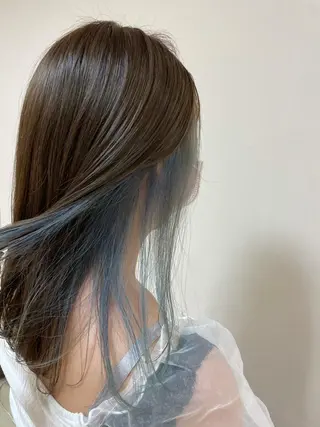 セミロング カラー ヘアアレンジ 【Sweep】おじま のぞみのヘアスタイル