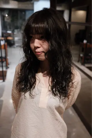 ロング パーマ 【お洒落パーマ】 Elme　肥塚康汰郎のヘアスタイル