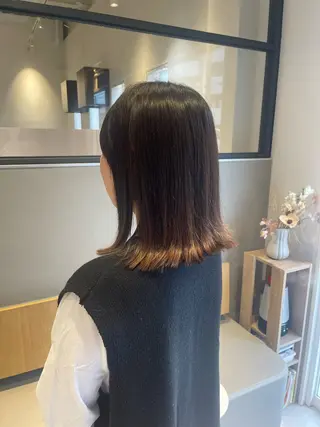 ミディアム Le rond所属・はる とのヘアスタイル