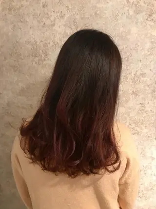 カラー パーマ ヘアアレンジ mihoko/ ニュアンスパーマのヘアスタイル
