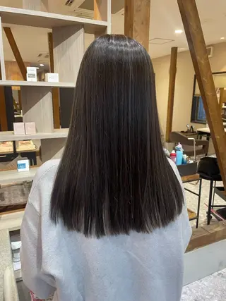 ロング カラー 髪質改善カラー🌈✨ 加藤 愛のヘアスタイル