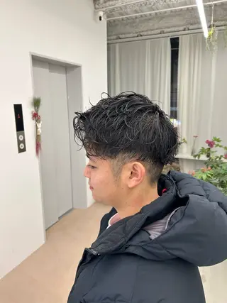 メンズ 名古屋/伏見/花屋 併設/不破新のヘアスタイル