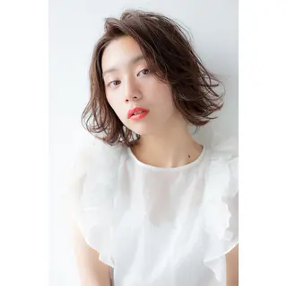 ミディアム 《大人気髪質改善》 プログレス国分寺店のヘアスタイル