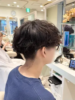パーマ メンズ 【𝐀𝐬𝐡-池袋 】ひな 🎀💭のヘアスタイル