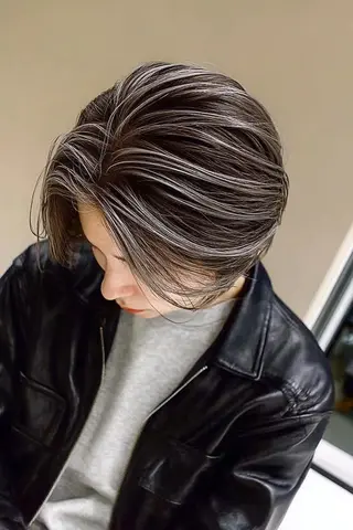 ミディアム カラー メンズ LOM/メンズサロン 狸小路7丁目のヘアスタイル