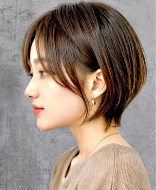 ショート カラー WE RULE 札幌店【ウィールールサッポロテン】所属・💫大人ショート 張間　勇介のヘアスタイル