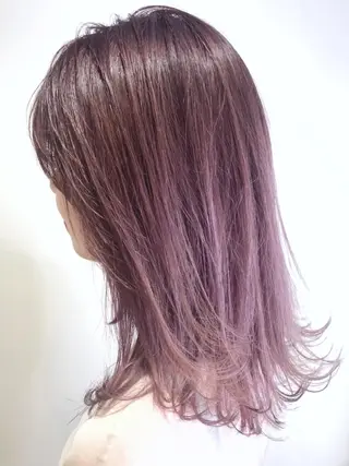 セミロング カラー メンズヘア特化 崎田 成人のヘアスタイル