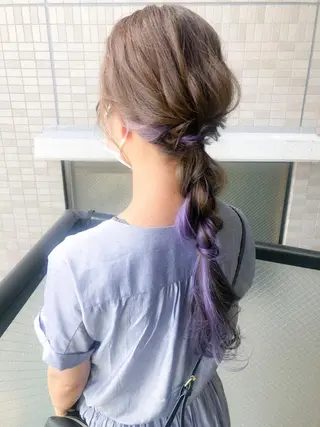 ロング カラーパティシエ facce🌼ikoのヘアスタイル