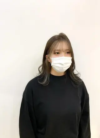 ミディアム カラー ヘアアレンジ 〽️magico/ ウルフDaiki〽️のヘアスタイル