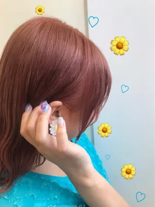 ミディアム カラー EMANON新宿東口所属・新宿駅近♡個室 ♡関口三都季🌜のヘアスタイル