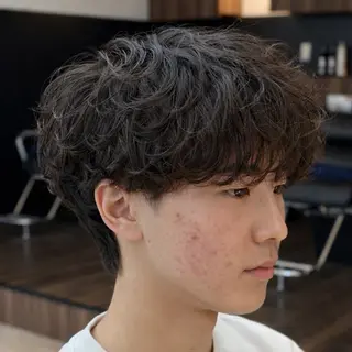 パーマ メンズ 男の理想を叶える🔥 メンズパーマ特化｜関のヘアスタイル