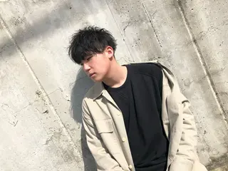 ショート メンズ メンズパーマ/心斎橋 /四ツ橋駅/しょうまのヘアスタイル