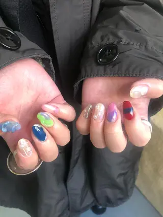 ネイル ゆびノさき茨木店 ニュアンス/アートのネイルデザイン