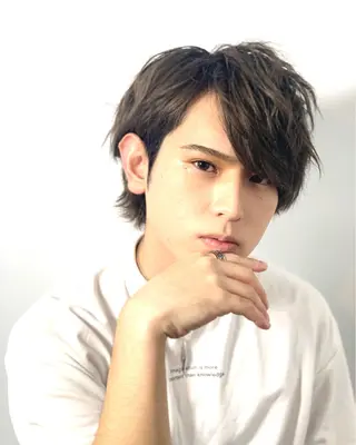 ショート パーマ メンズ 柏メンズカットパーマ NO.1タイチのヘアスタイル