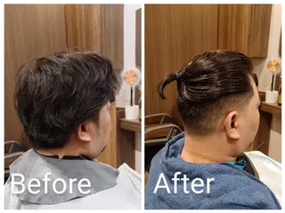 メンズ ショート BARBER 　STAG所属・BARBERSTAG 上拂恭平のヘアスタイル