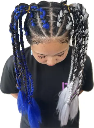 ロング B-W ⭐️REIKOのヘアスタイル