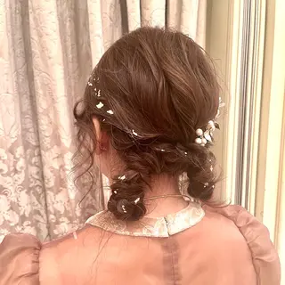 ヘアアレンジ 艶髪/アレンジ/ 野口緑のヘアスタイル