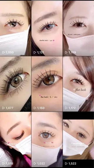 マツエク・マツパ 【那覇/束感まつ毛】 ｷｬﾒﾙのマツエク・マツパデザイン