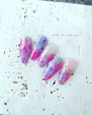 ネイル arm in arm ︎✿Yamamotoのマツエク・マツパデザイン