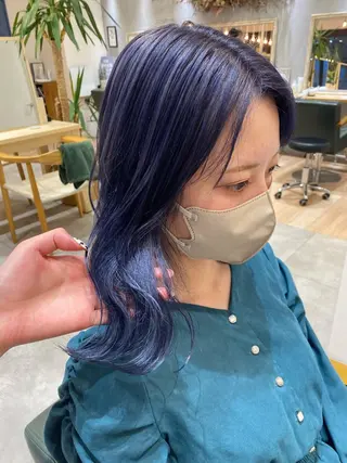 カラー 石田 菜月のヘアスタイル