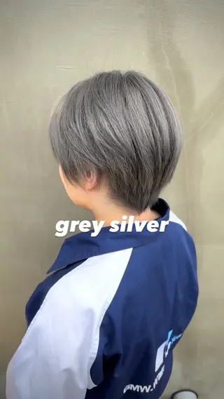 ショート カラー 各務原/カラー/ブリ ーチお任せください!のヘアスタイル