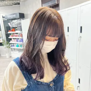 ロング カラー JUNSHIN🦋 ヘアセット／カラーのヘアスタイル