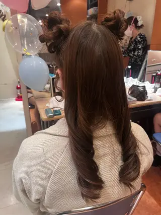 ロング 永澤 一輝のヘアスタイル