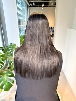 ロング カラー 髪質改善スペシャリス ト長尾勇弥/梅田中津のヘアスタイル