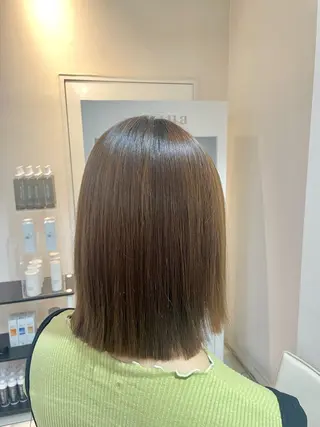 ミディアム ブリーチ/ヘアセット 【𝙍𝙞𝙣𝙤】のヘアスタイル