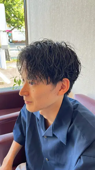 カラー パーマ ヘアアレンジ メンズ ちひろ /似合わせカラーのヘアスタイル