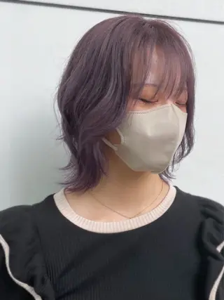 ミディアム 中津/梅田/波巻き /髪質改善/愛芽のヘアスタイル