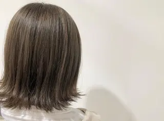 ミディアム カラー あべ ゆうかのヘアスタイル