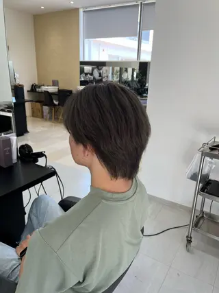ショート カラー メンズ 諸岡 玲のヘアスタイル