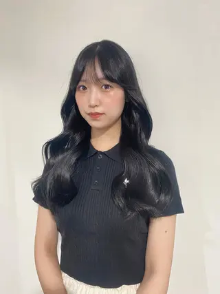 カラー AO所属・RISAKO 艶髪モテヘア🎀府中のヘアスタイル
