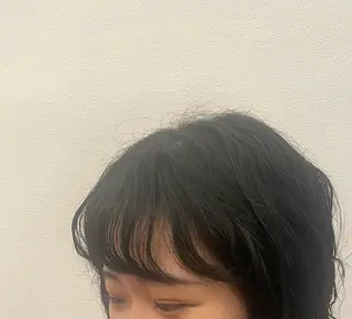 ショート パーマ 梨子🐣艶カラー🌈 ダメージレス💖のヘアスタイル