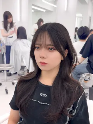 ミディアム カラー ヘアアレンジ 顔周り&ミディアム 特化/池袋/kokiのヘアスタイル