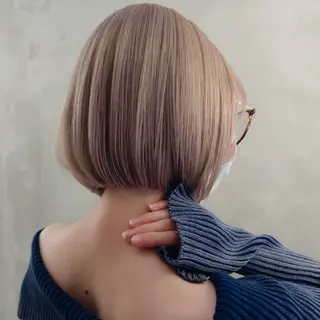 カラー iga/渋谷個室🍀 ✨艶髪ハイトーン✨のヘアスタイル
