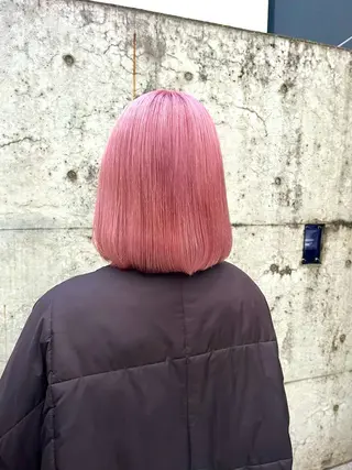 ショート カラー ヘアアレンジ 🩶【推しハイトーン 】yuzu🩶のヘアスタイル