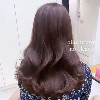 ロング カラー ブリーチなしWカラー 🎀韓国ヘア/amiのヘアスタイル