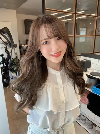 ロング カラー ✨大人韓国レイヤー ✨吉原 潤✨のヘアスタイル