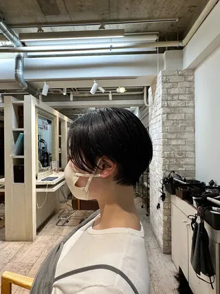 ショート fiica （フィーカ）所属・金子侑史 /縮毛矯正の人のヘアスタイル