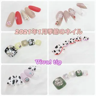 ネイル Viva!tip所属・Viva!tip ビバティップネイルのネイルデザイン