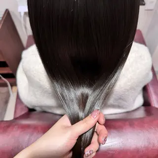 ロング なつき/ 艶カラー/縮毛矯正のヘアスタイル