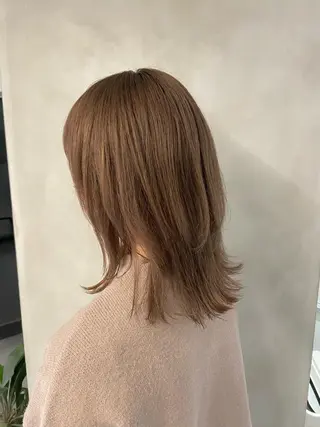 ミディアム 🧚つやさらhair 🧚manakaのヘアスタイル
