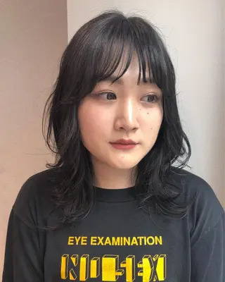 ミディアム カラー spooopy所属・🕊大垣 めぐみ🕊のヘアスタイル